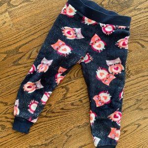 Size 4/5 Fleece Pajama Pants - Like New